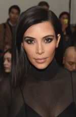KIM KARDASHIAN at Robert Geller Fall 2015 Fashion Show in New York