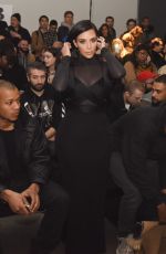 KIM KARDASHIAN at Robert Geller Fall 2015 Fashion Show in New York