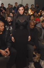 KIM KARDASHIAN at Robert Geller Fall 2015 Fashion Show in New York