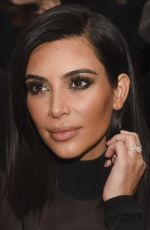 KIM KARDASHIAN at Robert Geller Fall 2015 Fashion Show in New York