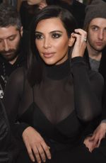 KIM KARDASHIAN at Robert Geller Fall 2015 Fashion Show in New York
