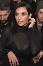 KIM KARDASHIAN at Robert Geller Fall 2015 Fashion Show in New York