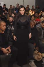 KIM KARDASHIAN at Robert Geller Fall 2015 Fashion Show in New York