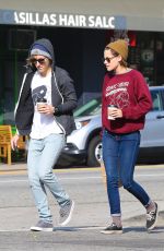 KRISTEN STEWART and Alicia Cargile Out for Coffe in Los Angeles  1802