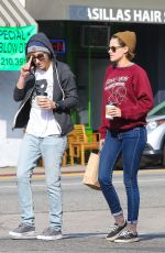 KRISTEN STEWART and Alicia Cargile Out for Coffe in Los Angeles  1802