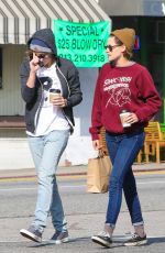 KRISTEN STEWART and Alicia Cargile Out for Coffe in Los Angeles  1802