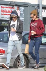 KRISTEN STEWART and Alicia Cargile Out for Coffe in Los Angeles  1802