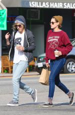 KRISTEN STEWART and Alicia Cargile Out for Coffe in Los Angeles  1802