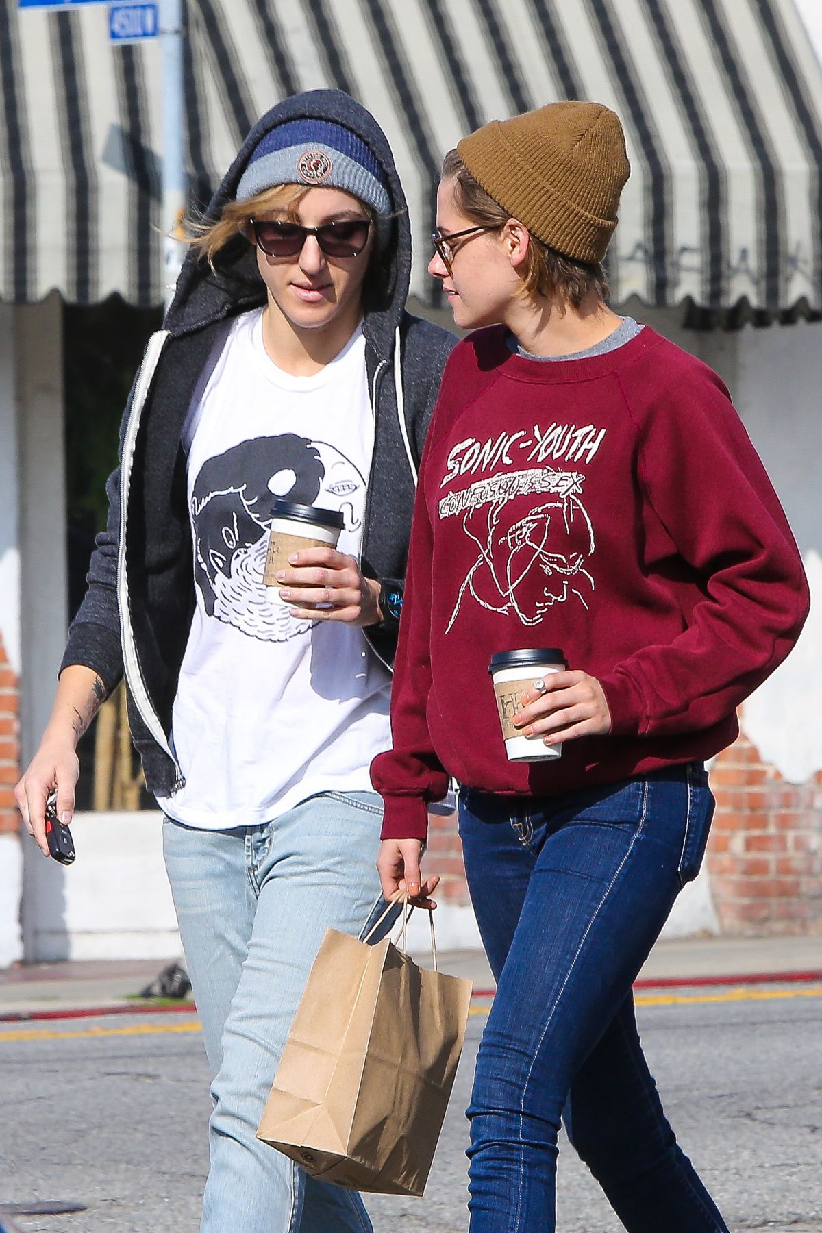 KRISTEN STEWART and Alicia Cargile Out for Coffe in Los Angeles ...