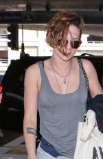 KRISTEN STEWART at Los Angeles International Airport 1802