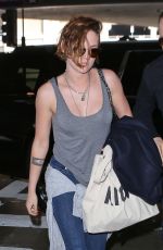 KRISTEN STEWART at Los Angeles International Airport 1802