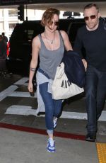 KRISTEN STEWART at Los Angeles International Airport 1802
