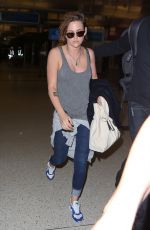KRISTEN STEWART at Los Angeles International Airport 1802