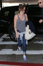KRISTEN STEWART at Los Angeles International Airport 1802