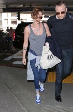 KRISTEN STEWART at Los Angeles International Airport 1802