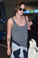 KRISTEN STEWART at Los Angeles International Airport 1802