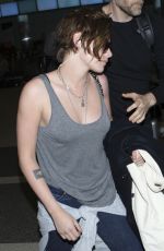KRISTEN STEWART at Los Angeles International Airport 1802