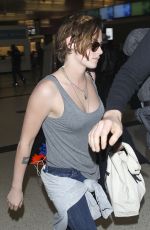 KRISTEN STEWART at Los Angeles International Airport 1802