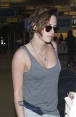 KRISTEN STEWART at Los Angeles International Airport 1802