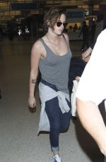 KRISTEN STEWART at Los Angeles International Airport 1802