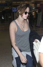 KRISTEN STEWART at Los Angeles International Airport 1802