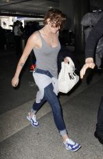 KRISTEN STEWART at Los Angeles International Airport 1802