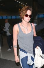 KRISTEN STEWART at Los Angeles International Airport 1802