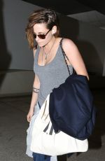 KRISTEN STEWART at Los Angeles International Airport 1802