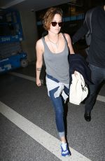 KRISTEN STEWART at Los Angeles International Airport 1802
