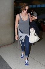 KRISTEN STEWART at Los Angeles International Airport 1802
