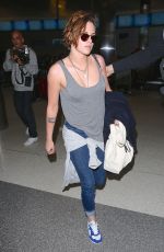 KRISTEN STEWART at Los Angeles International Airport 1802