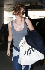 KRISTEN STEWART at Los Angeles International Airport 1802