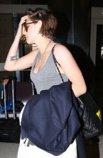 KRISTEN STEWART at Los Angeles International Airport 1802
