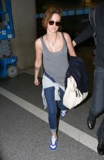 KRISTEN STEWART at Los Angeles International Airport 1802