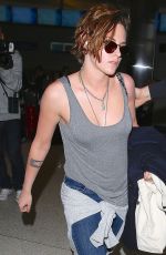 KRISTEN STEWART at Los Angeles International Airport 1802