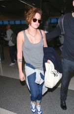 KRISTEN STEWART at Los Angeles International Airport 1802