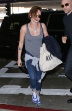 KRISTEN STEWART at Los Angeles International Airport 1802
