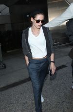 KRISTEN STEWART Back at LAX Airport from Paris
