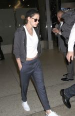 KRISTEN STEWART Back at LAX Airport from Paris
