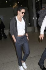 KRISTEN STEWART Back at LAX Airport from Paris