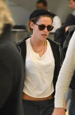 KRISTEN STEWART Back at LAX Airport from Paris