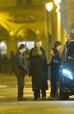 KRISTEN STEWART Nigh Out in Paris