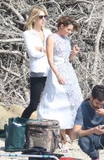 KRISTEN STEWART on the Set of Chanel Photoshoot in Malibu