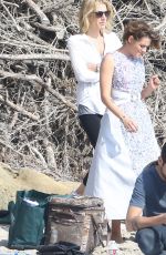 KRISTEN STEWART on the Set of Chanel Photoshoot in Malibu