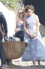 KRISTEN STEWART on the Set of Chanel Photoshoot in Malibu