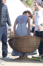 KRISTEN STEWART on the Set of Chanel Photoshoot in Malibu