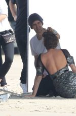 KRISTEN STEWART on the Set of Chanel Photoshoot in Malibu