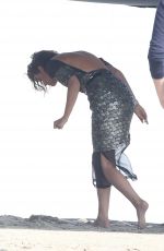 KRISTEN STEWART on the Set of Chanel Photoshoot in Malibu