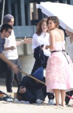 KRISTEN STEWART on the Set of Chanel Photoshoot in Malibu