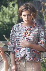 KRISTEN STEWART on the Set of Chanel Photoshoot in Malibu